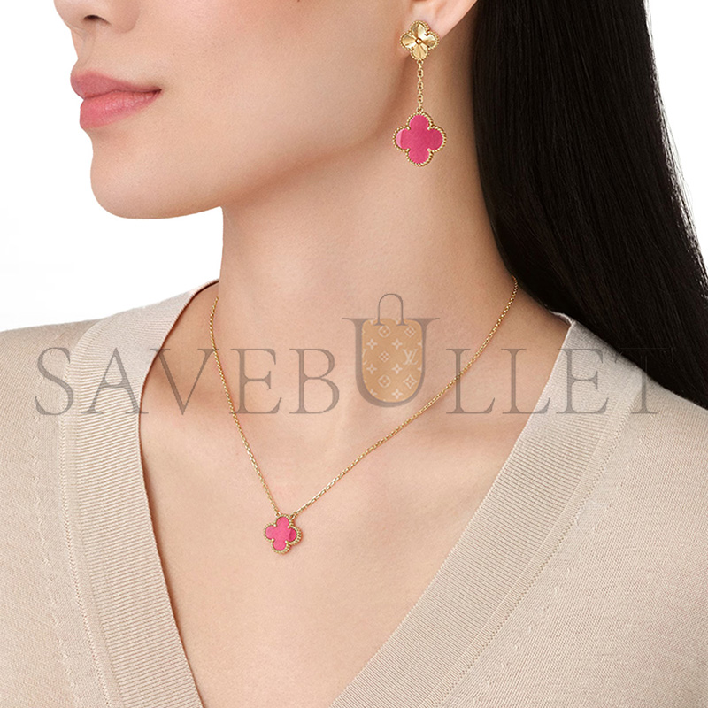 VAN CLEEF ARPELS MAGIC ALHAMBRA EARRINGS 2 MOTIFS VCARPQZJ00